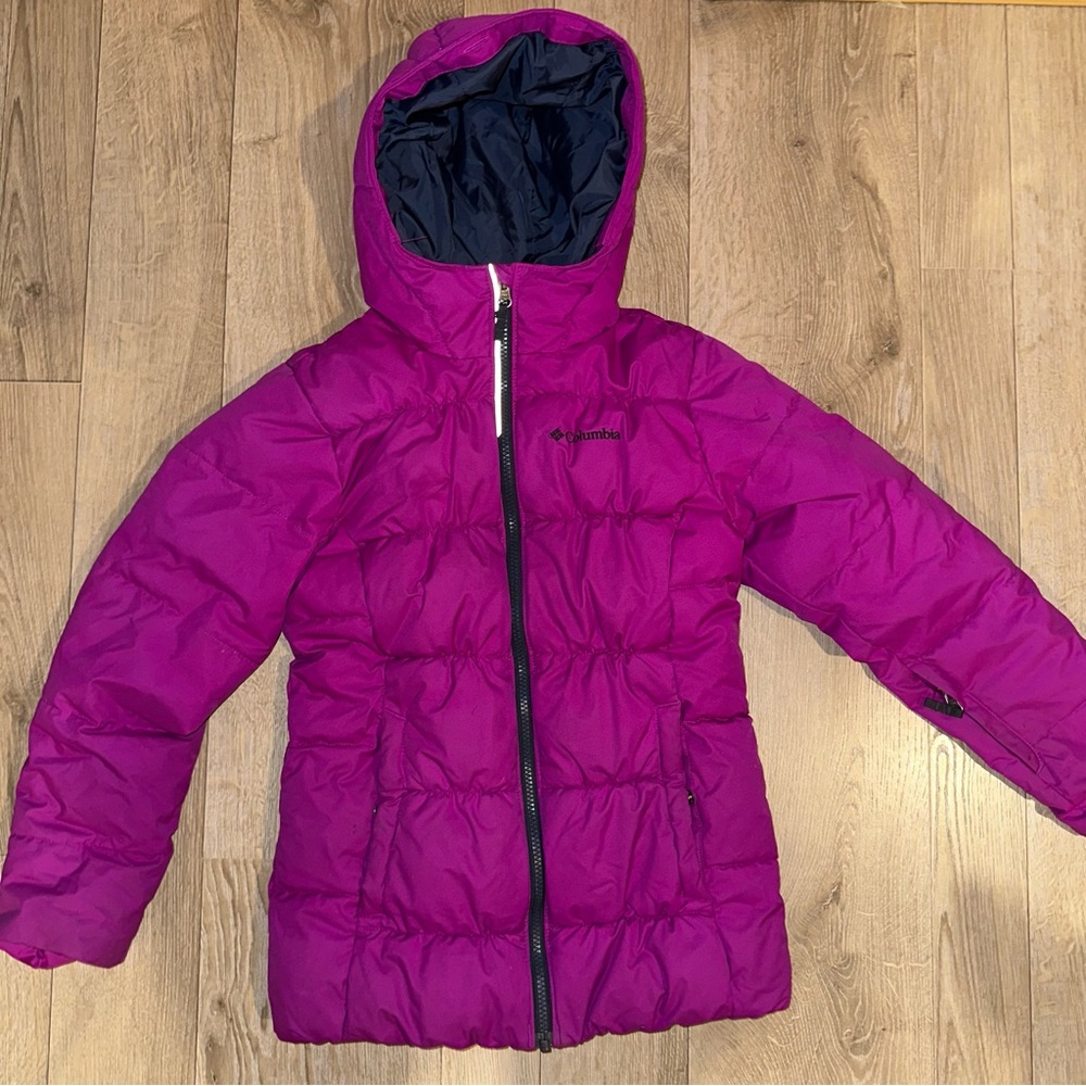 Columbia Kids' Magenta Puffer Jacket - Kid’s Size M (10/12)